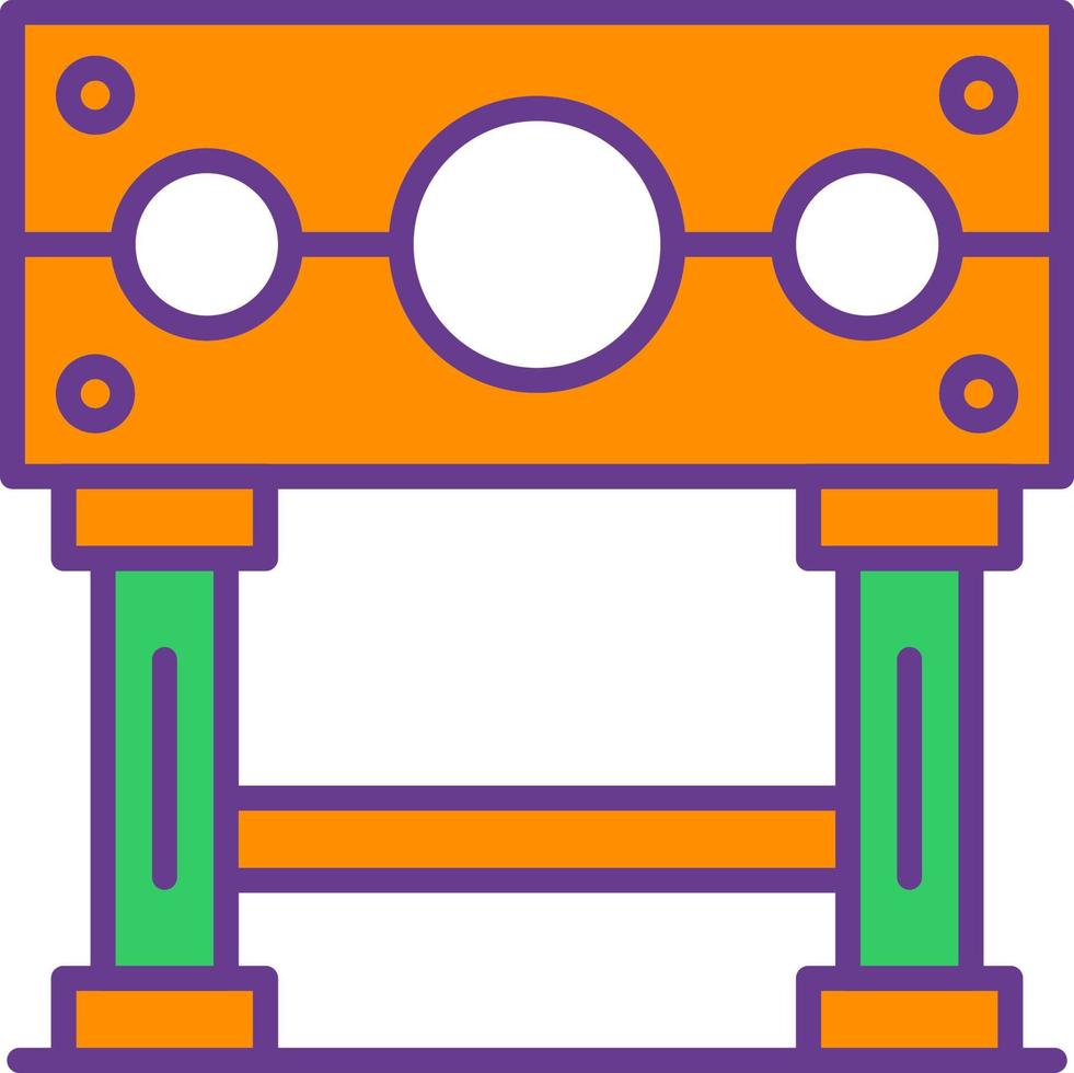 Pillory Creative Icon Design vector