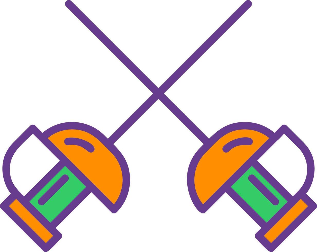 Swords Creative Icon Design vector