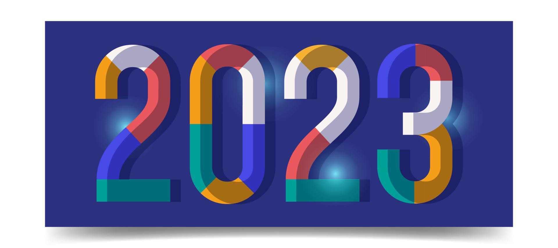 New Year 2023 vector