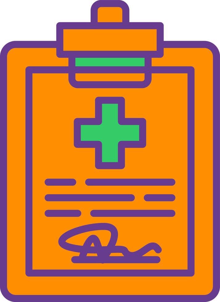 Health Report Creative Icon Design vector
