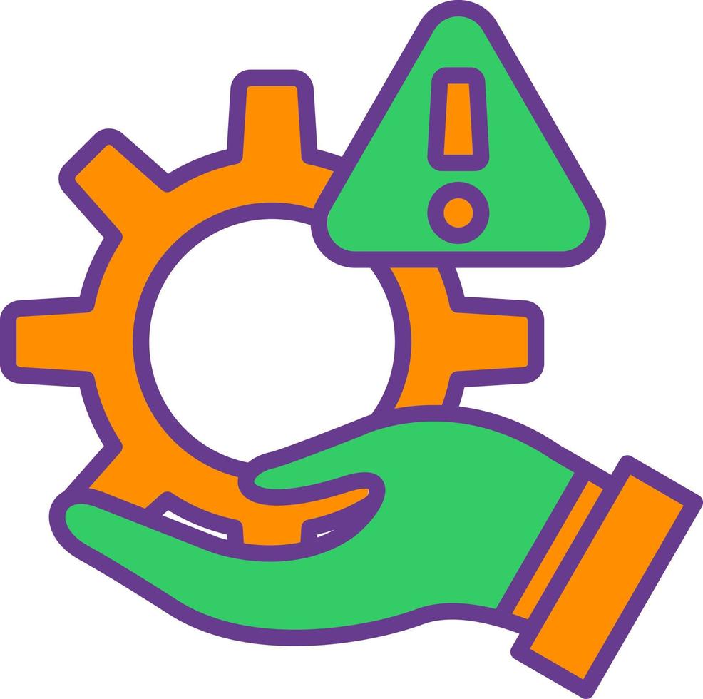 Risk Creative Icon Design vector