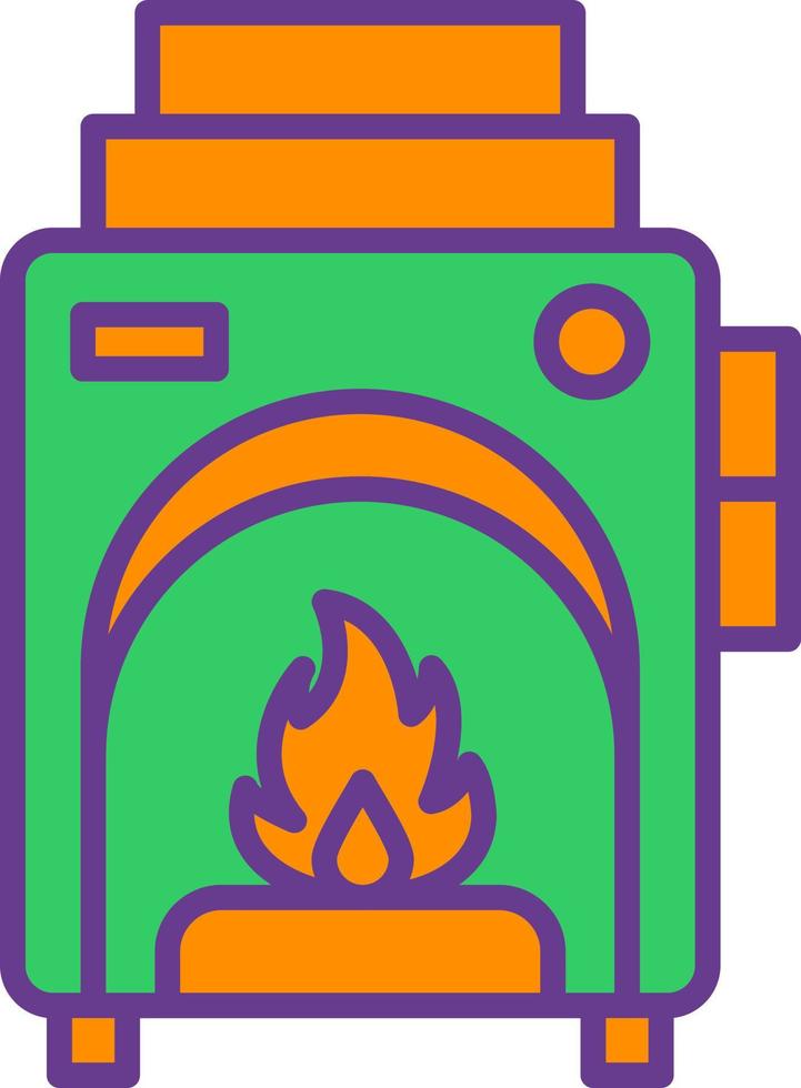 diseño de icono creativo de horno vector