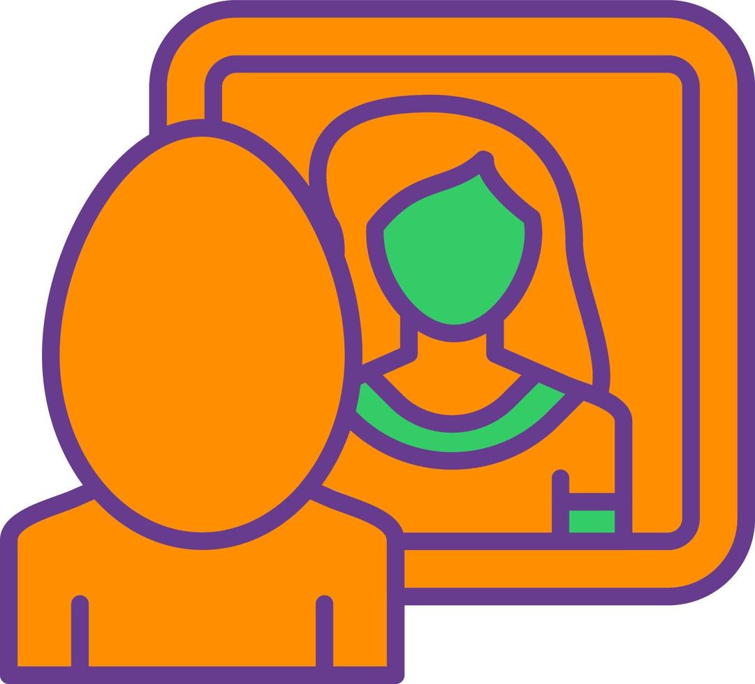 Mirror Creative Icon Design vector