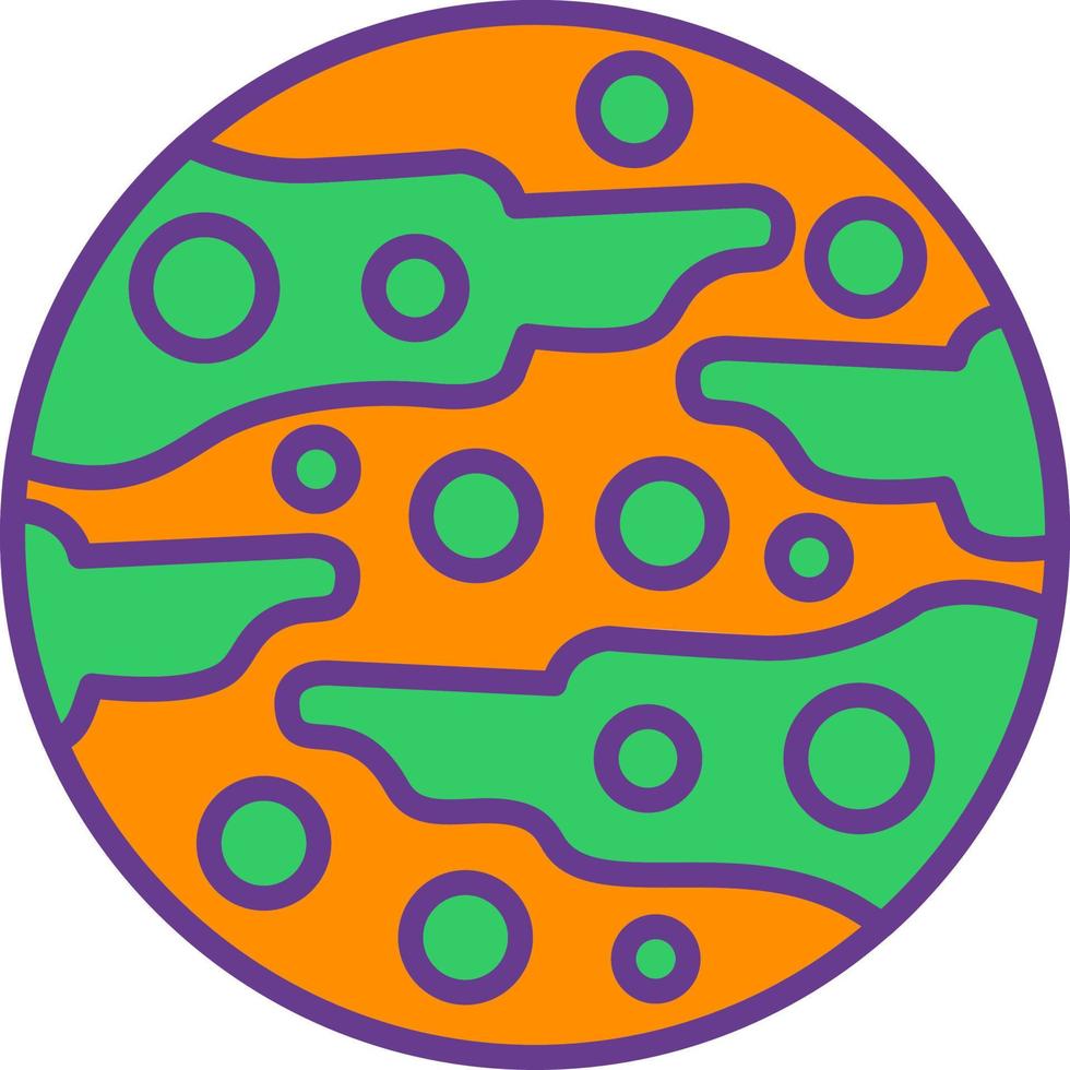Mars Creative Icon Design vector