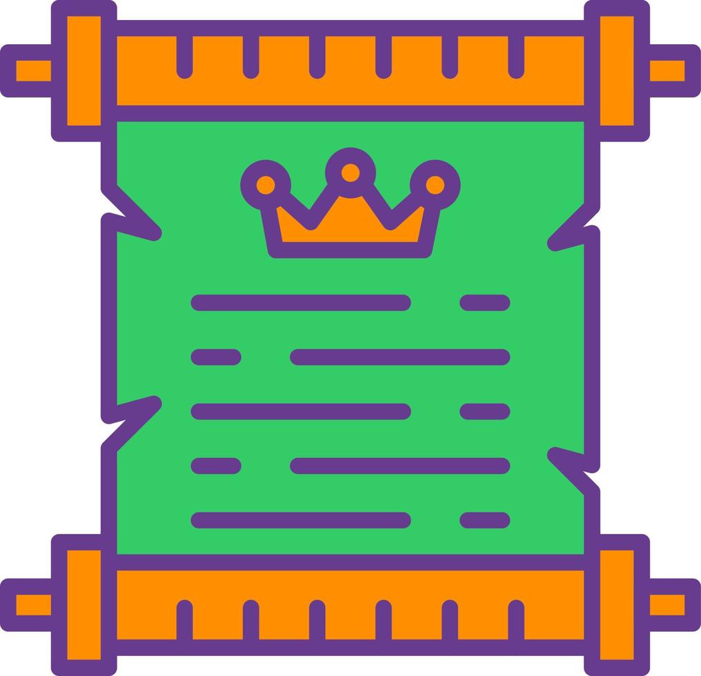 Scroll Creative Icon Design vector