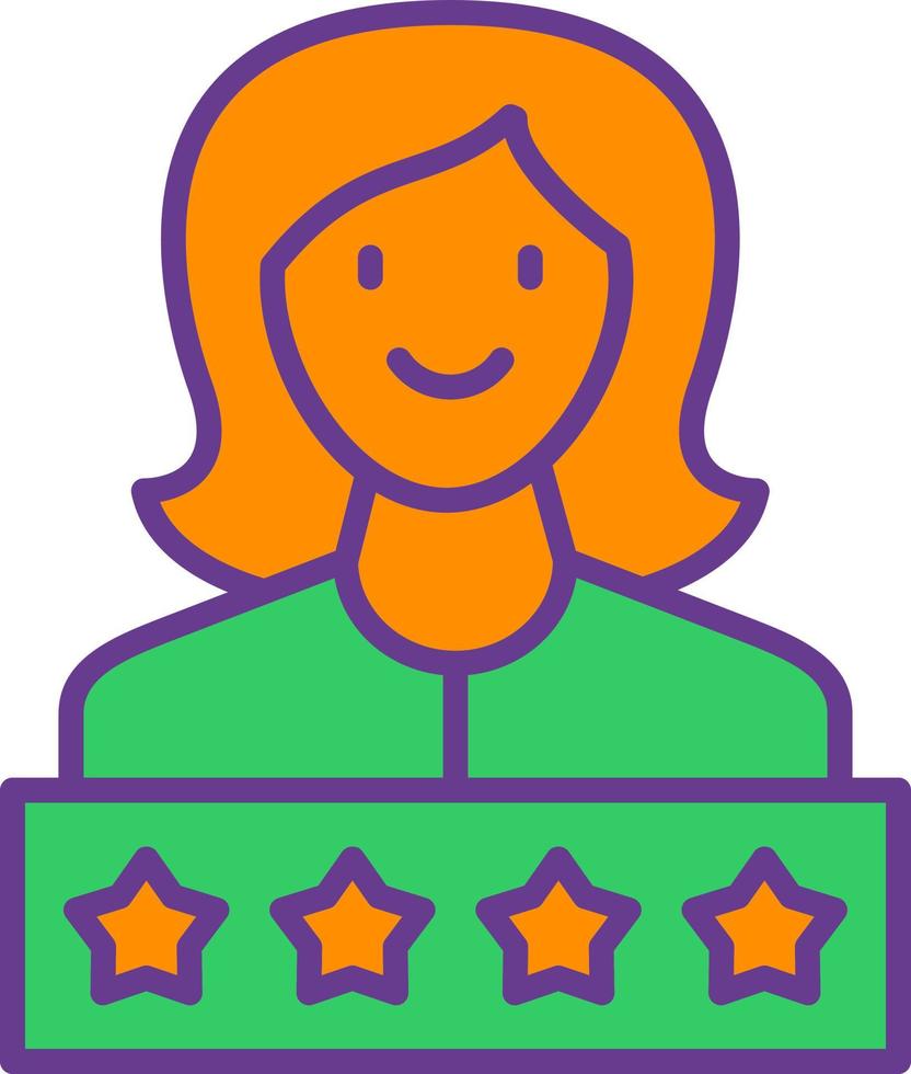 Customer Satisfaction Creative Icon Design vector