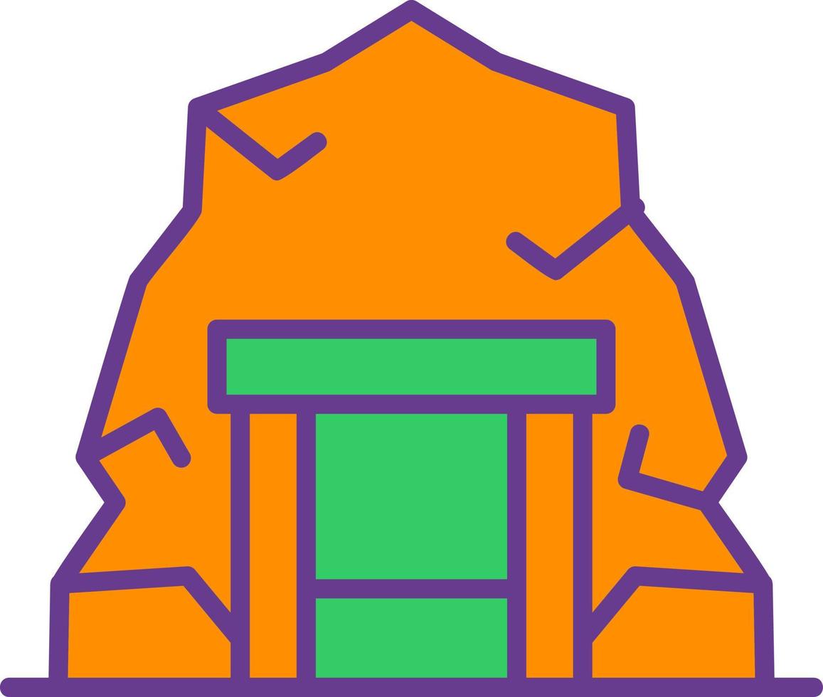 Tunnel Creative Icon Design vector