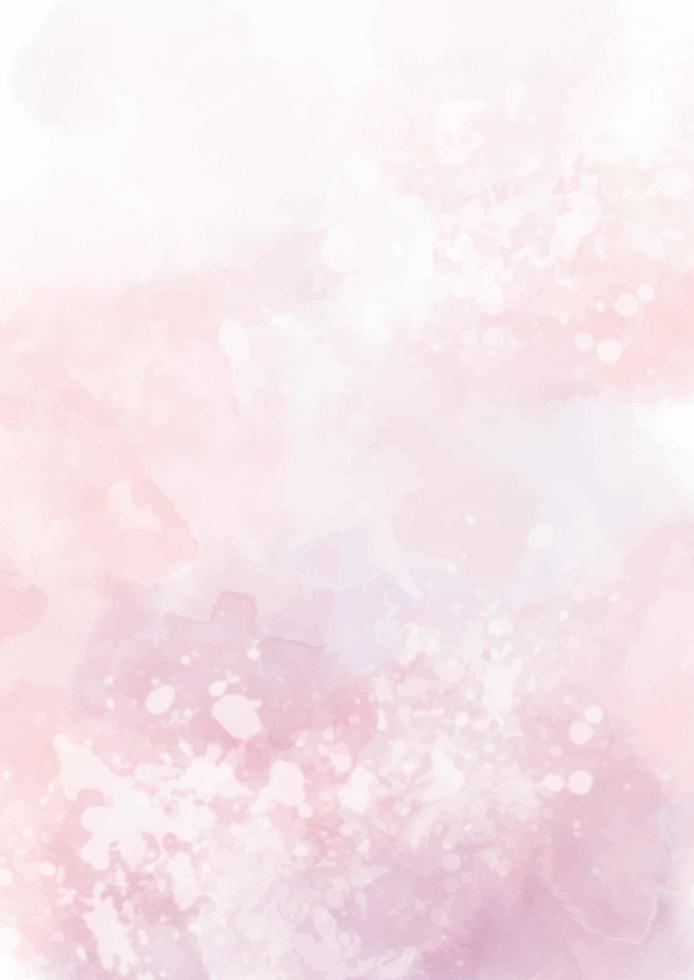 hermoso fondo de acuarela rosa. Fondo de pintura de textura de mármol suave para tarjeta de invitación de boda vector