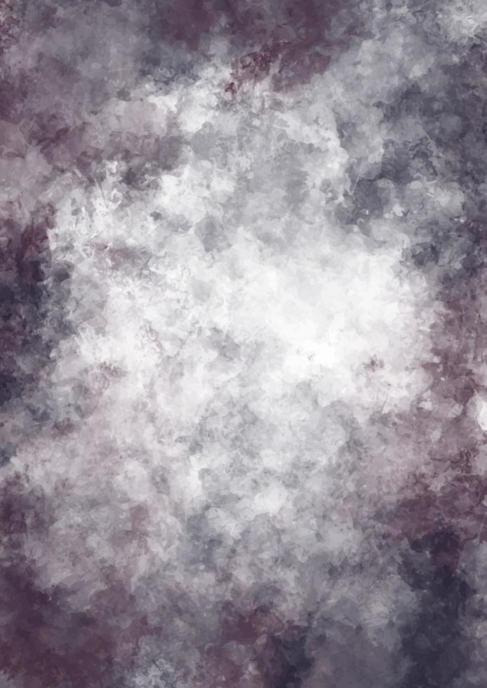 Dark grunge texture watercolor background. Abstract paint for photography backdrop vector