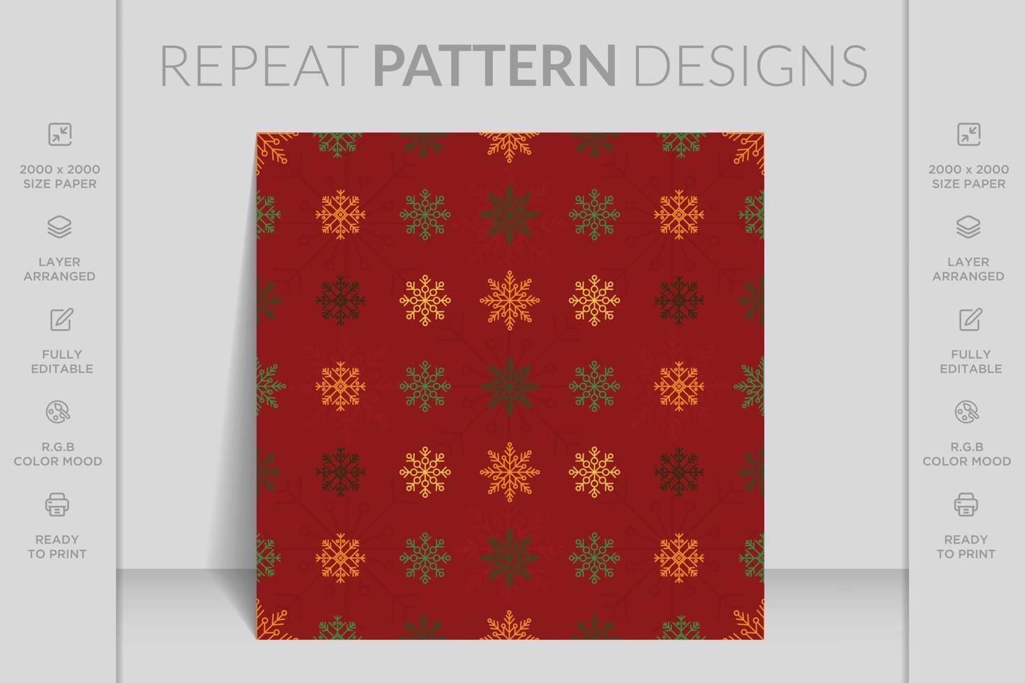 Holiday seamless pattern for Christmas. Pattern for a luxurious gift wrapping paper, greeting cards vector