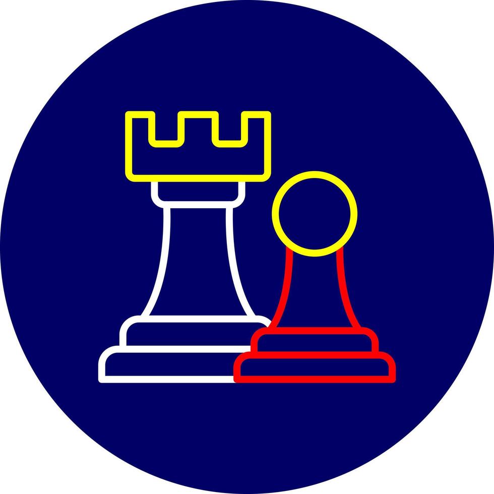 Chess Towers Creative Icon Design vector