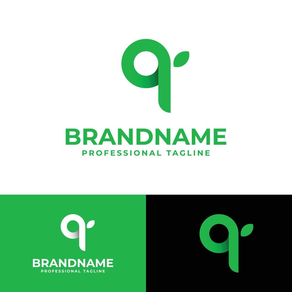 Letter Q Nature Logo vector