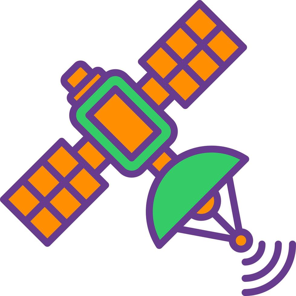 Satellite Creative Icon Design vector