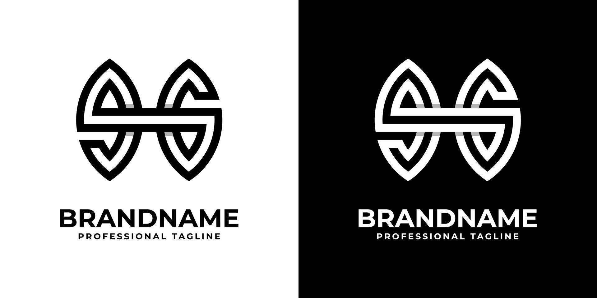 Connected Number 96 or Letter GG Monogram Logo vector