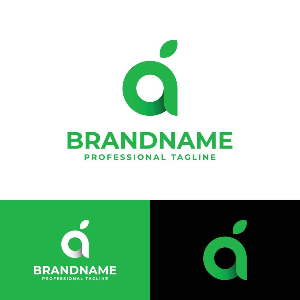 Letter A Nature Logo vector
