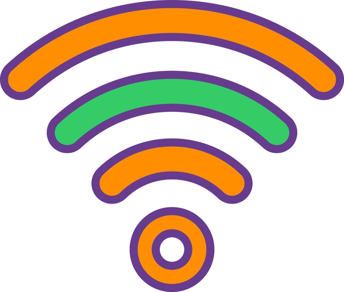 diseño de icono creativo wifi vector