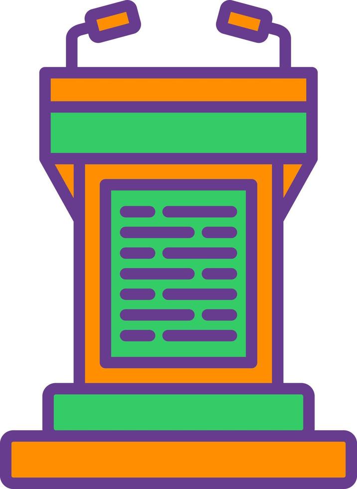 Tribune Creative Icon Design vector