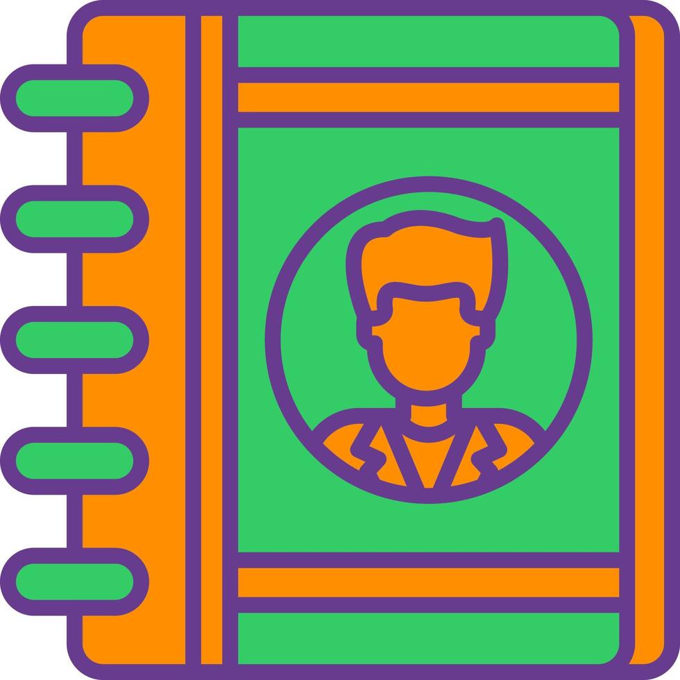Contact Creative Icon Design vector