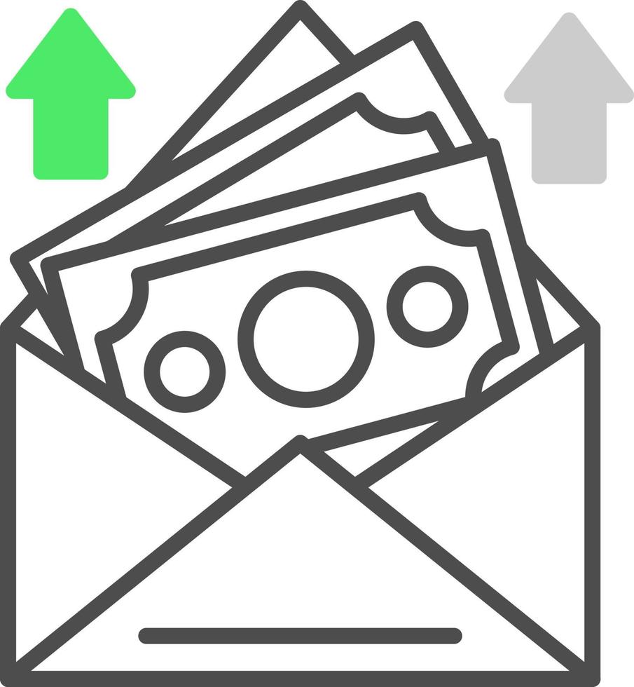 Salary Creative Icon Design vector