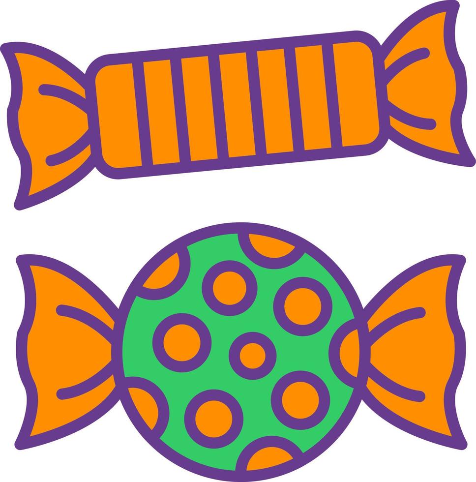 Candy Creative Icon Design vector