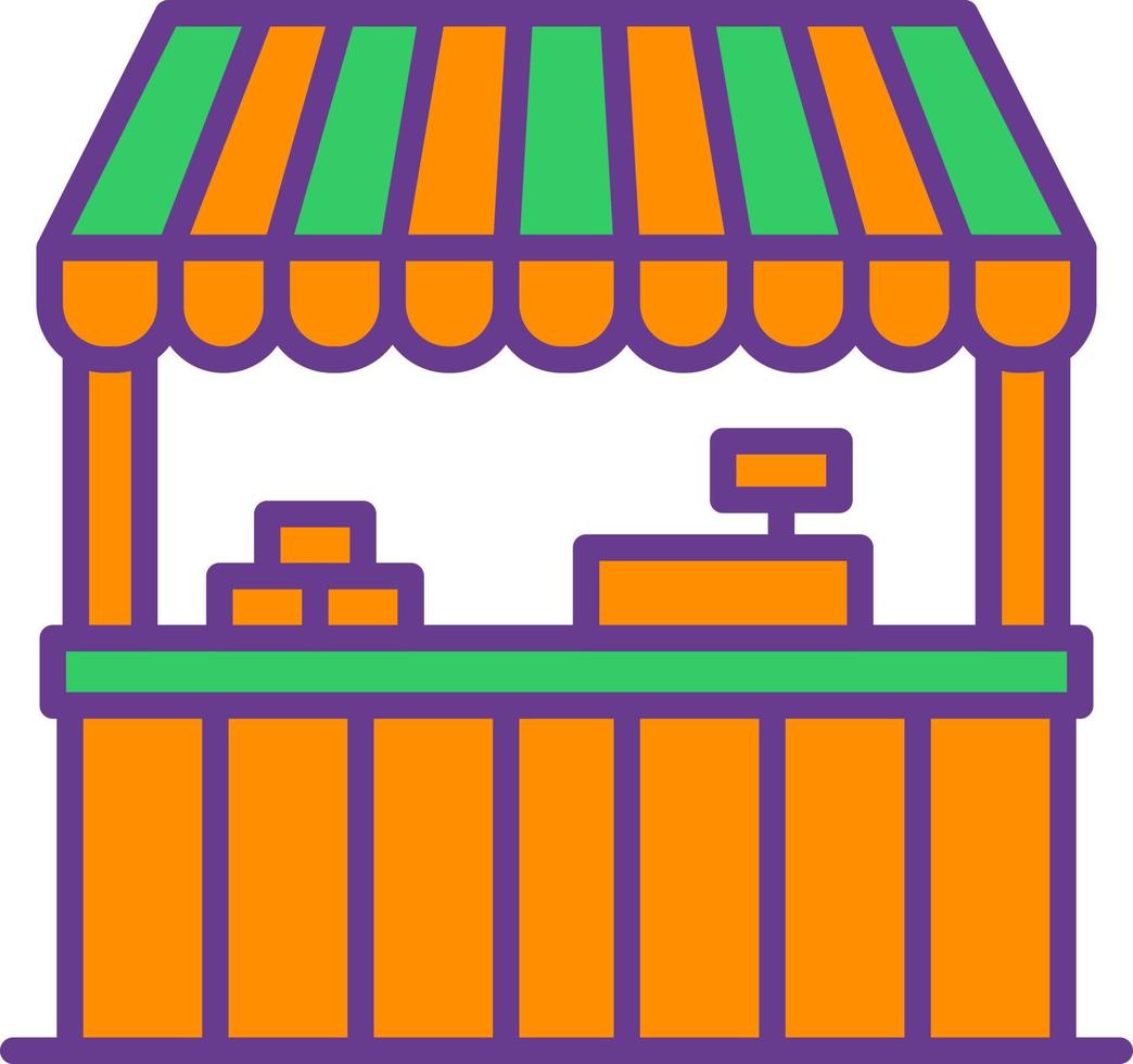 diseño de icono creativo de tienda de calle vector