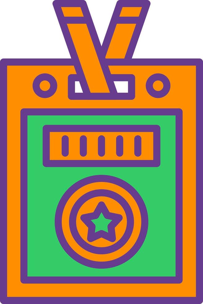 Vip Pass Creative Icon Design vector