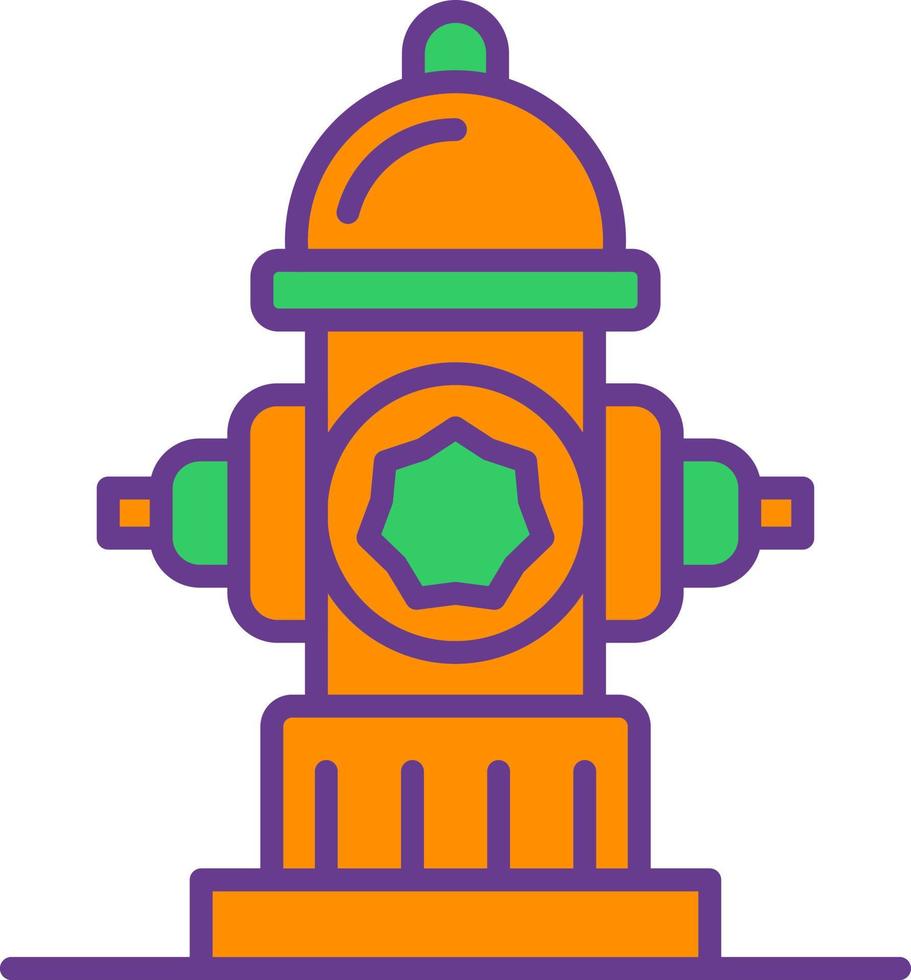 Hydrant Creative Icon Design vector