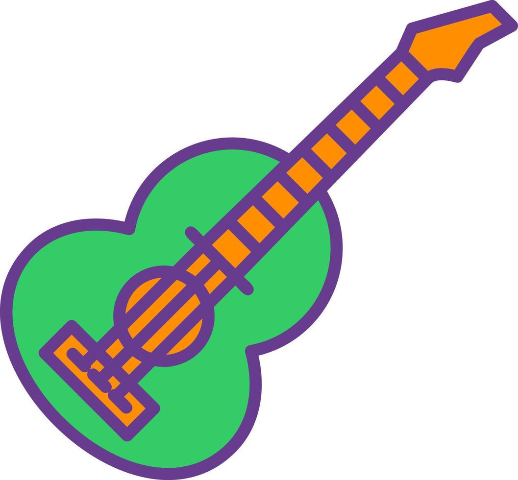 Guitar Creative Icon Design vector