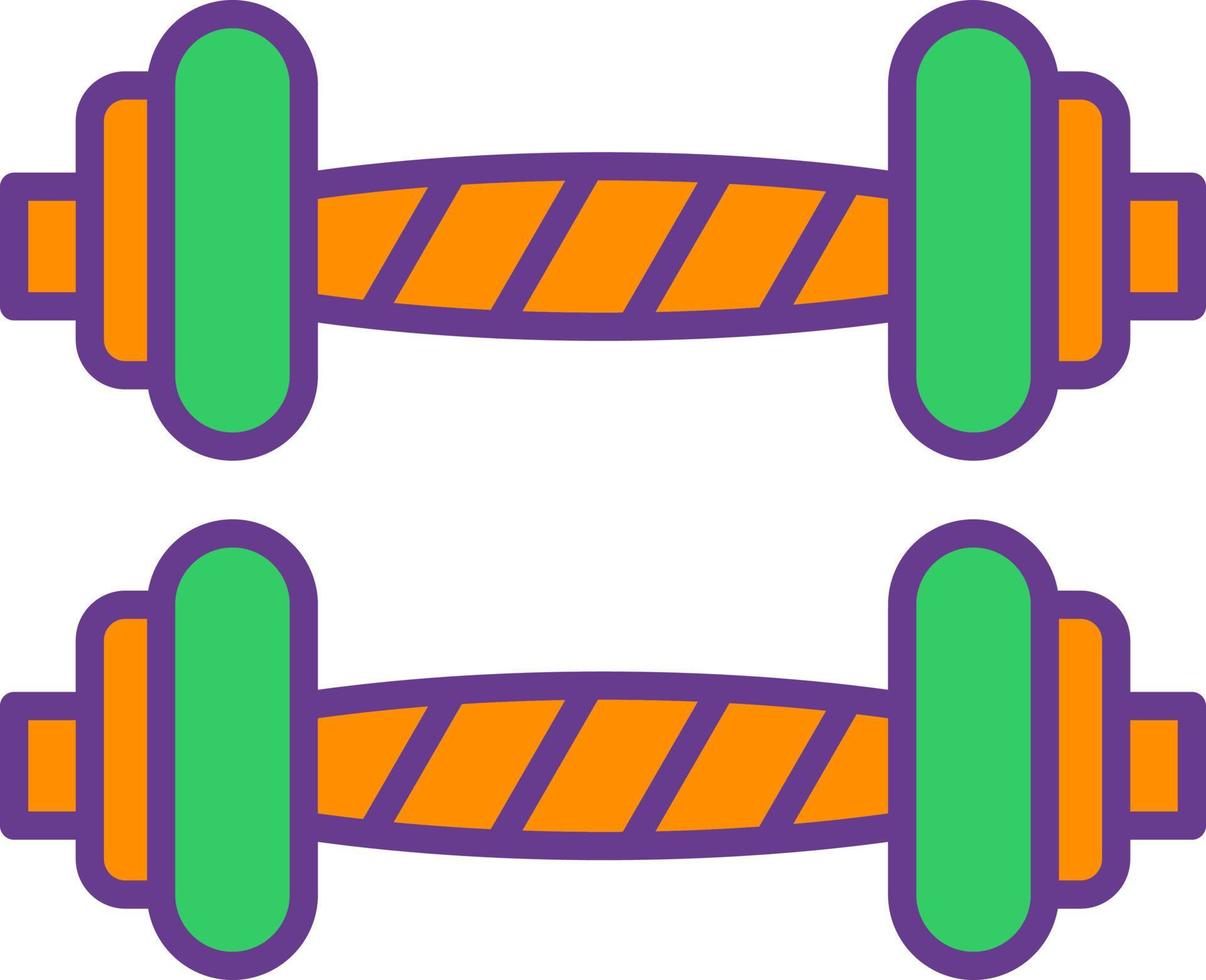 Dumbbells Creative Icon Design vector