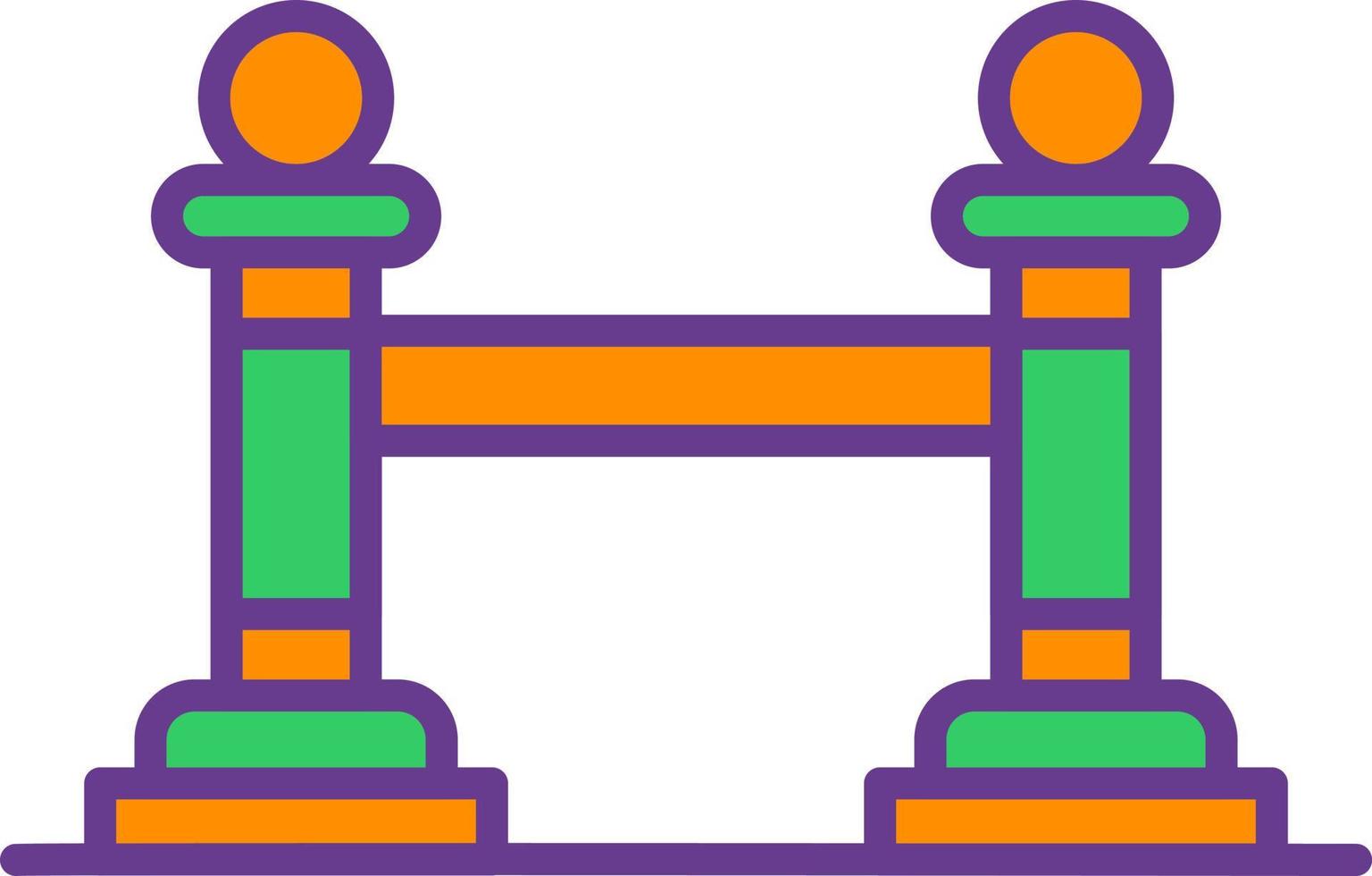 Stanchion Creative Icon Design vector