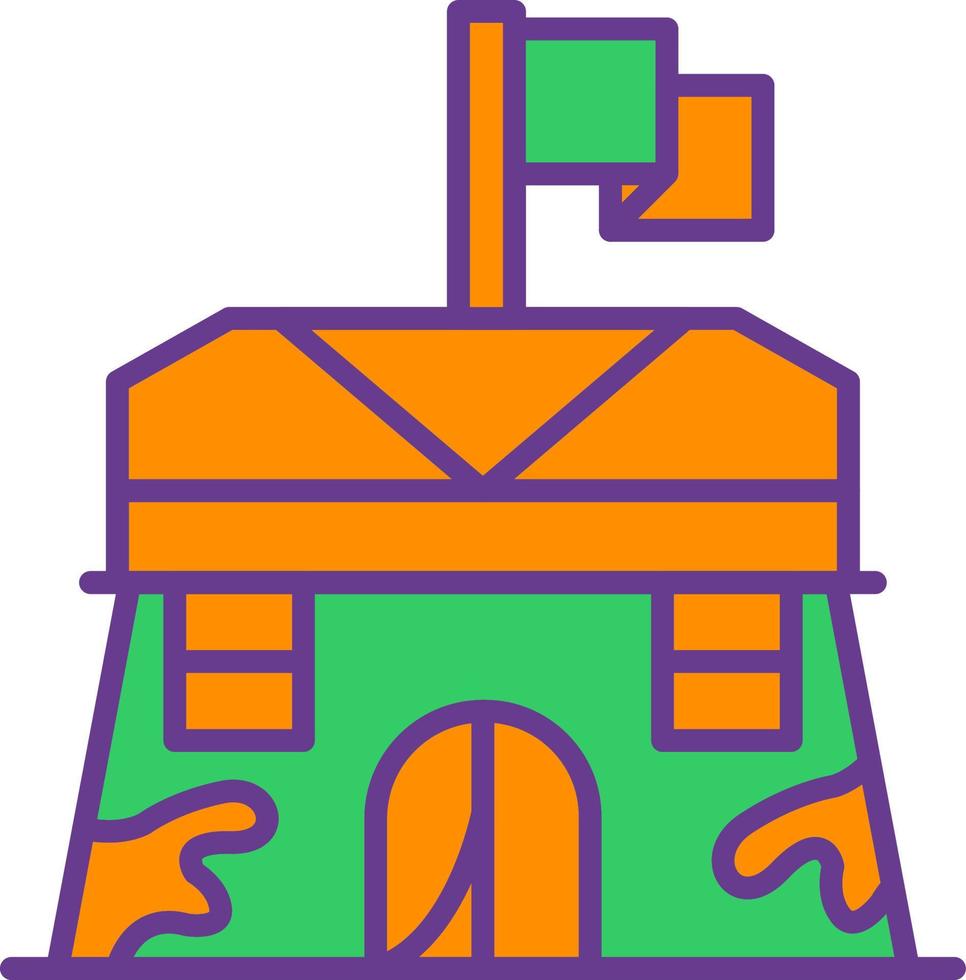 Barracks Creative Icon Design vector