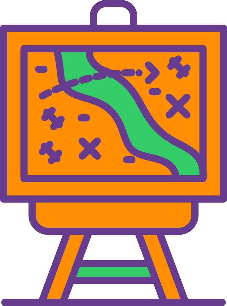Map Creative Icon Design vector