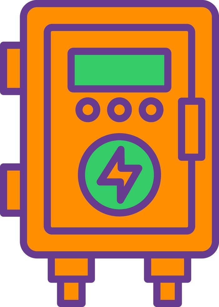 Fuse Box Creative Icon Design vector