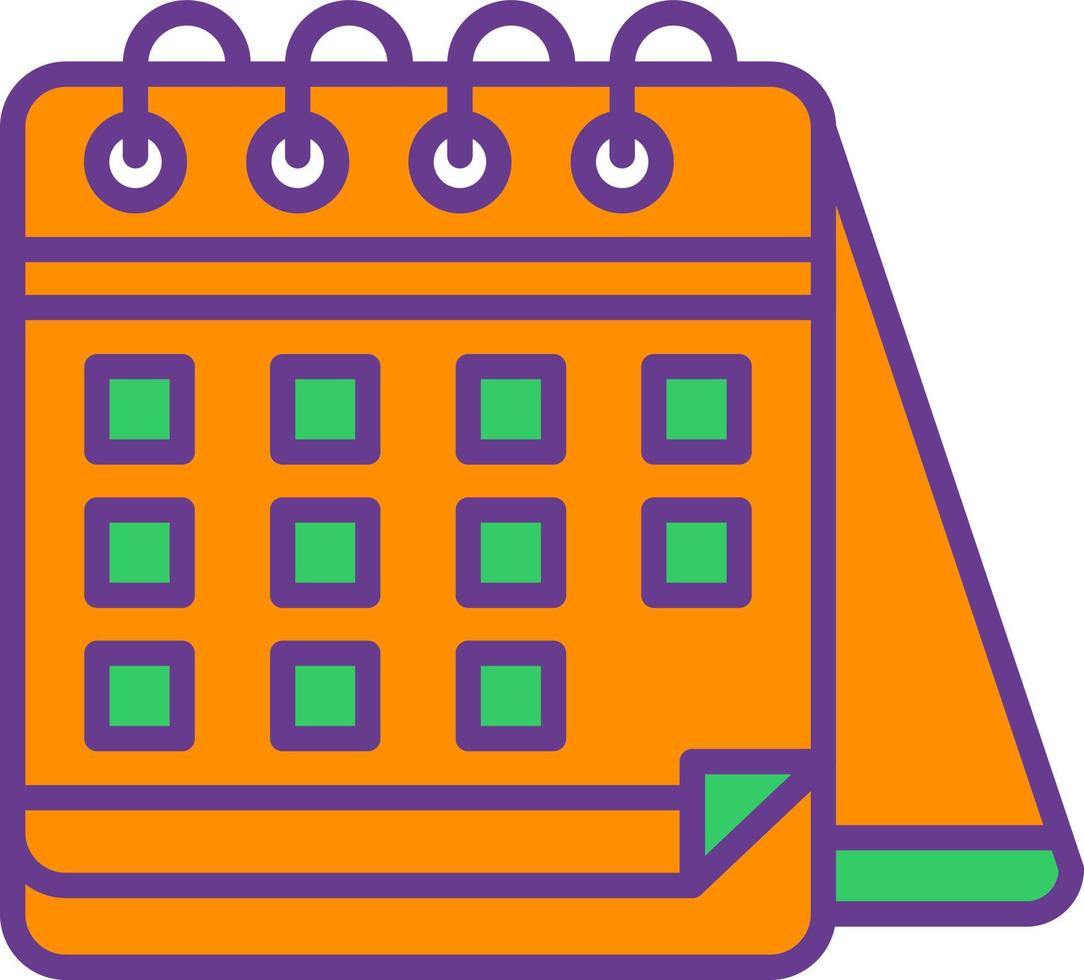 Calendar Creative Icon Design vector