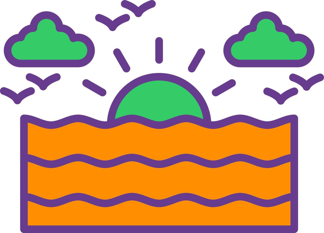Sea Creative Icon Design vector