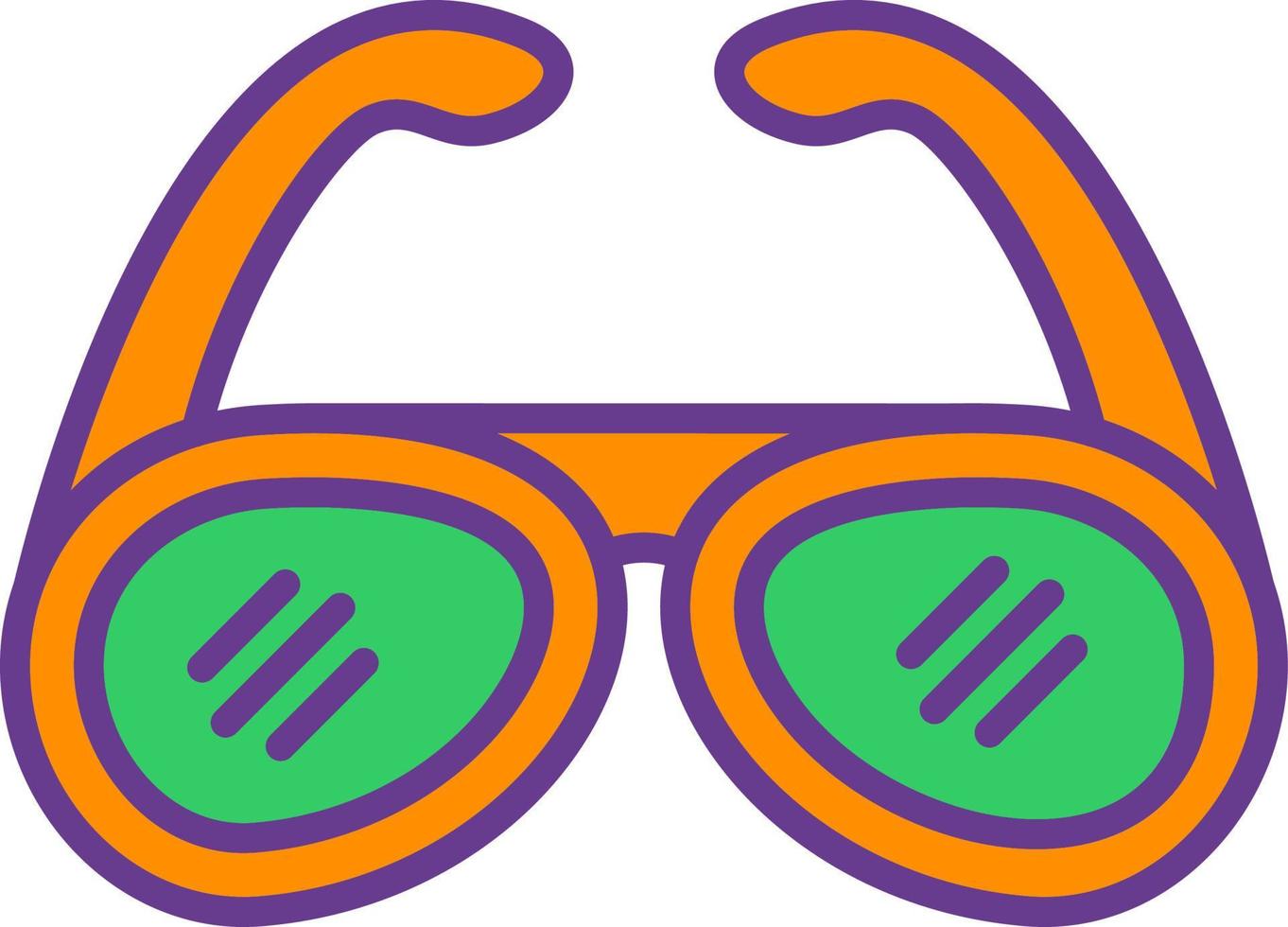 diseño de icono creativo de gafas de sol vector