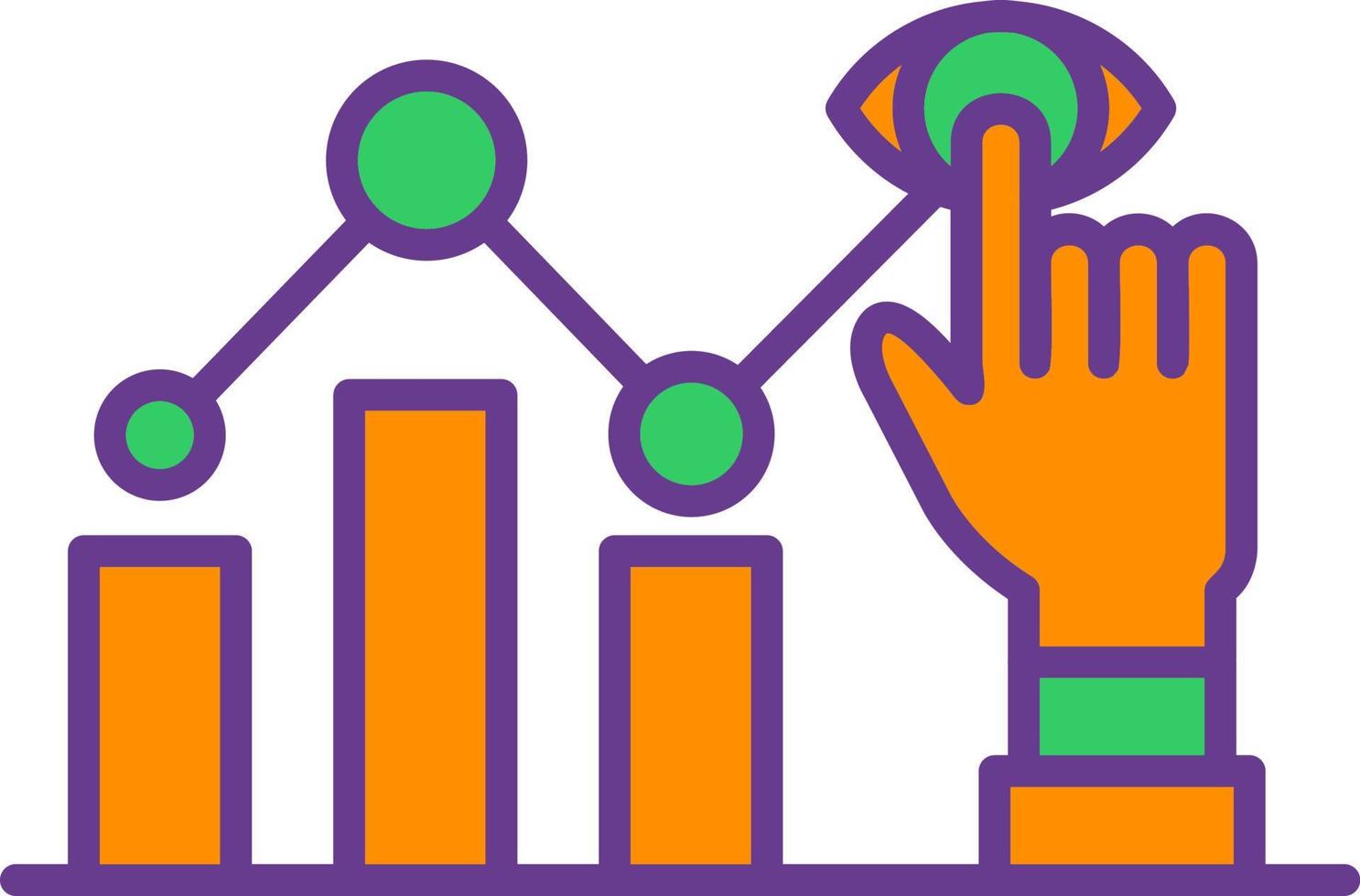 Vision Creative Icon Design vector