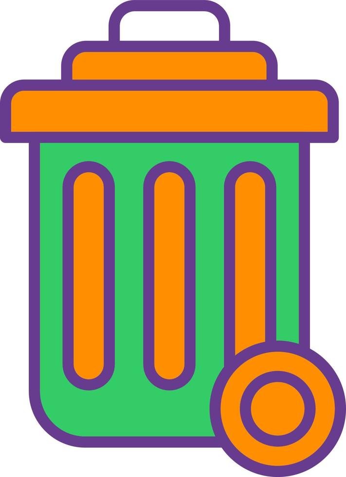 Bin Creative Icon Design vector