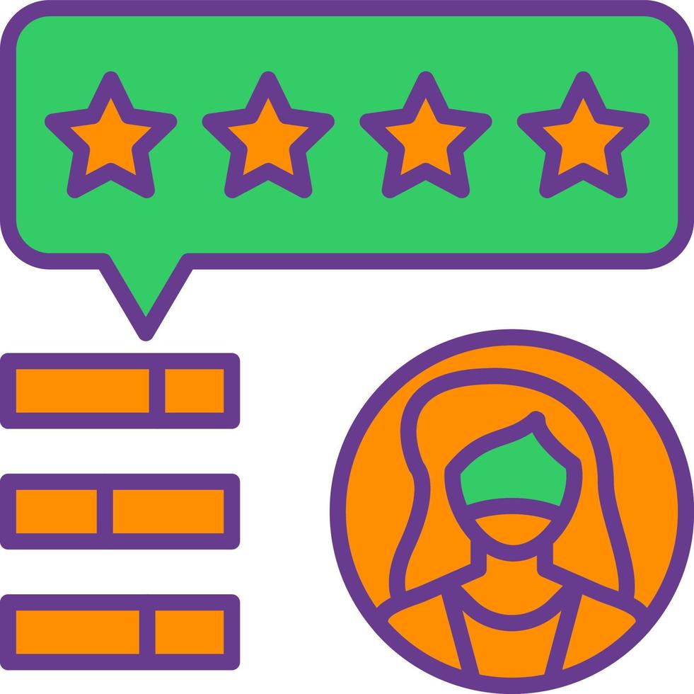 Review Creative Icon Design vector