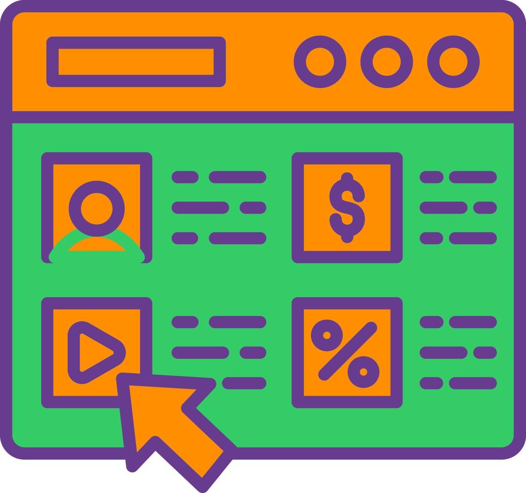 Online Store Creative Icon Design vector
