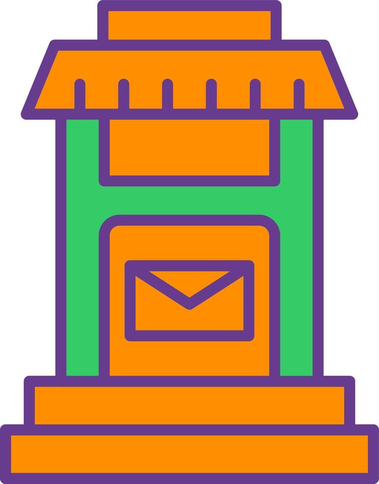 Postbox Creative Icon Design vector