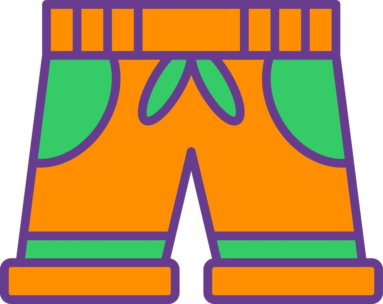 Swimsuit Creative Icon Design vector