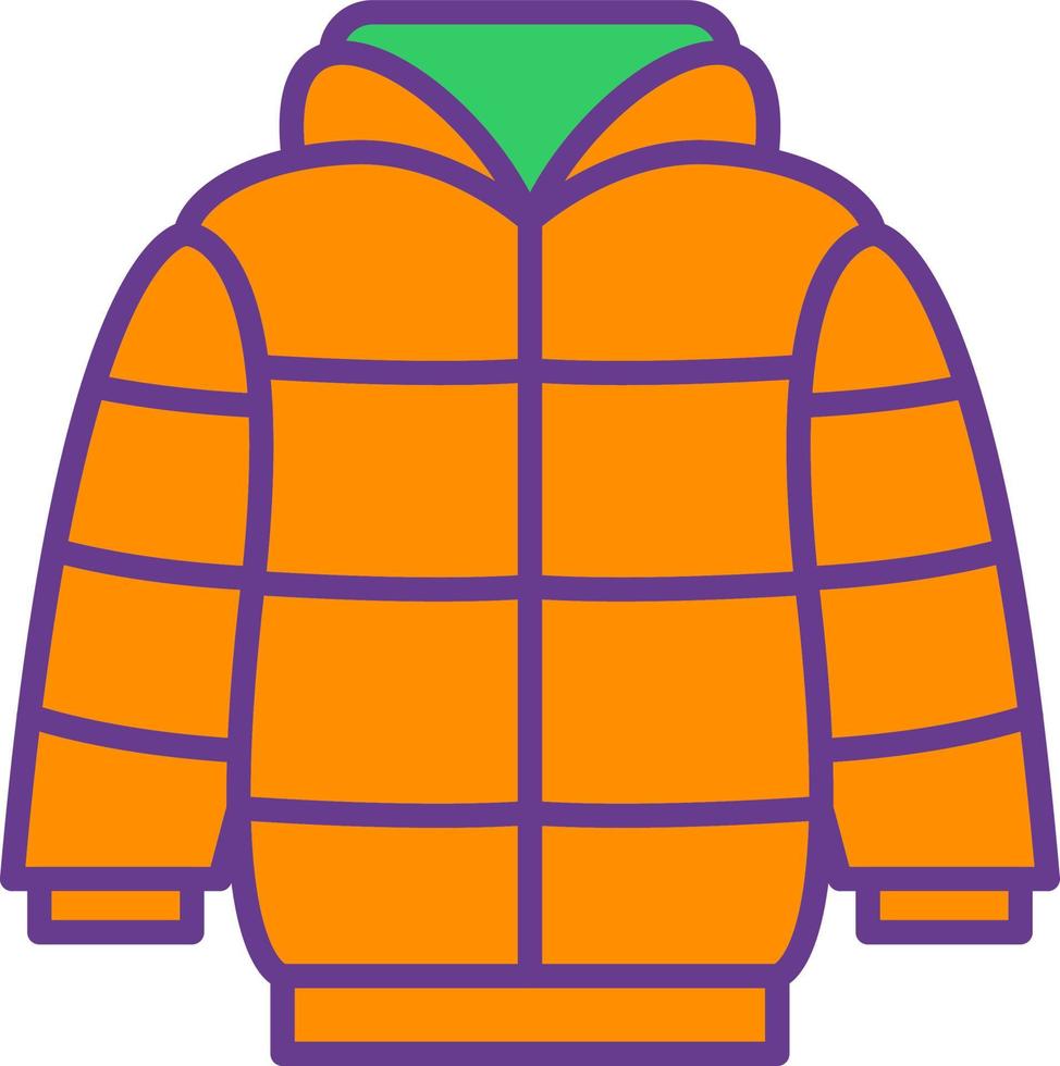 diseño de icono creativo de chaqueta vector