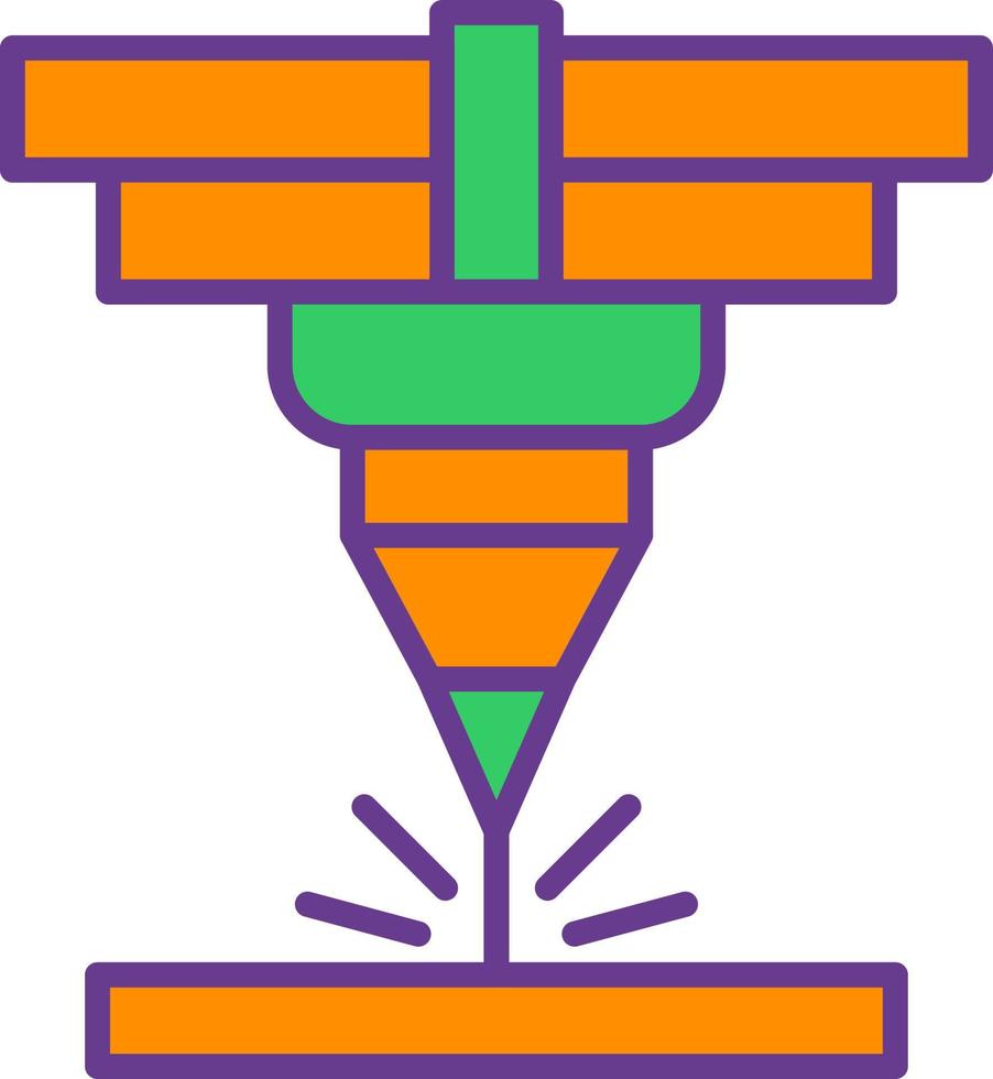 Laser Creative Icon Design vector