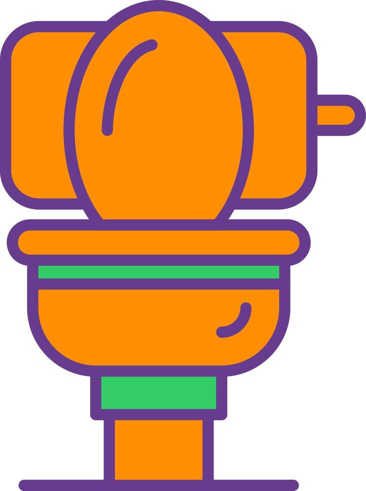 Toilet Creative Icon Design vector