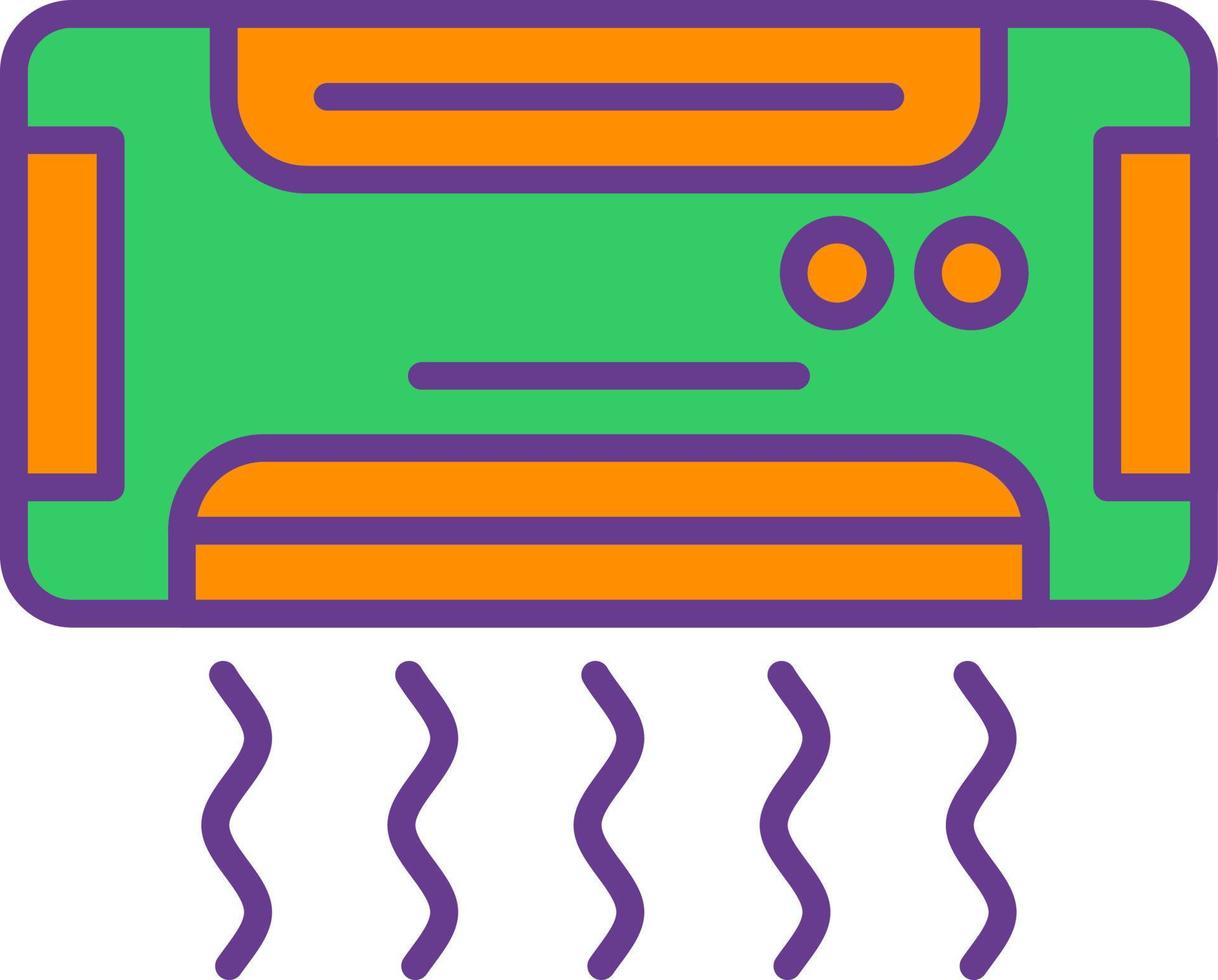Air Conditioning Creative Icon Design vector