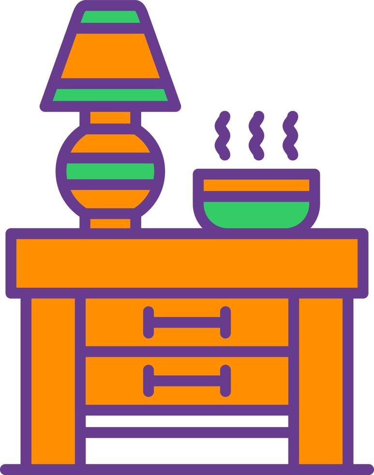 Nightstand Creative Icon Design vector