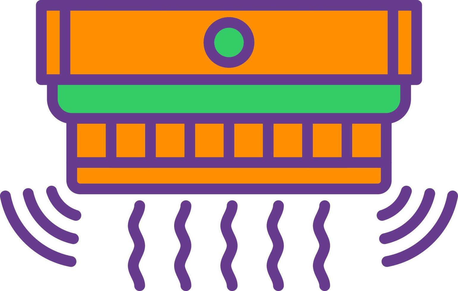 Smoke Detector Creative Icon Design vector