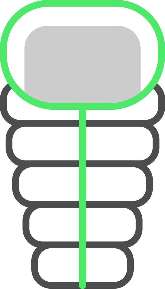 Sleeping Bag Creative Icon Design vector