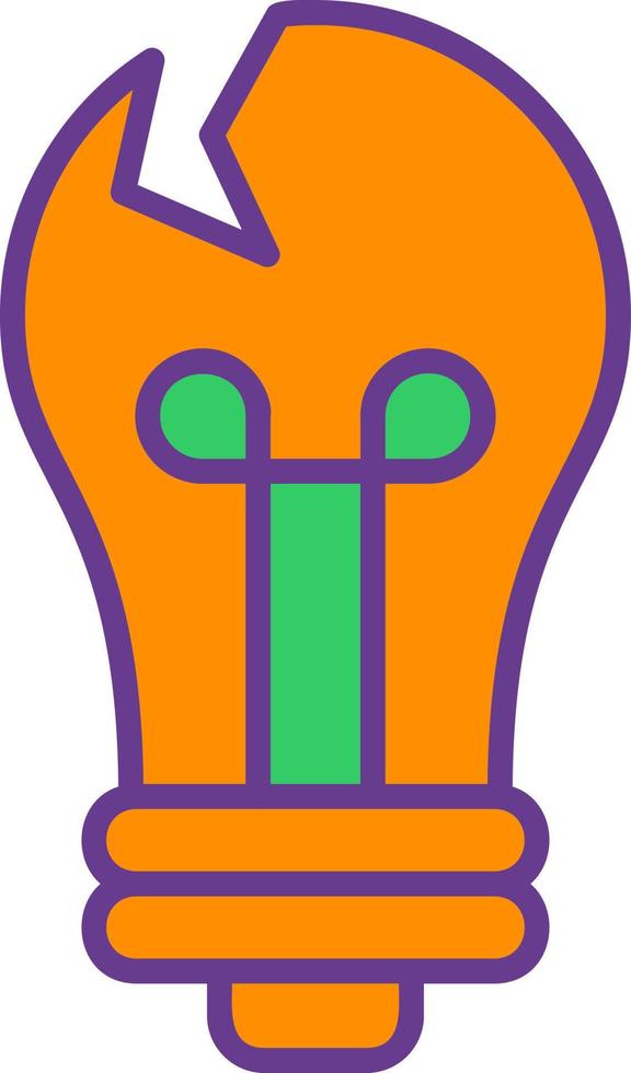 Bulb Creative Icon Design vector